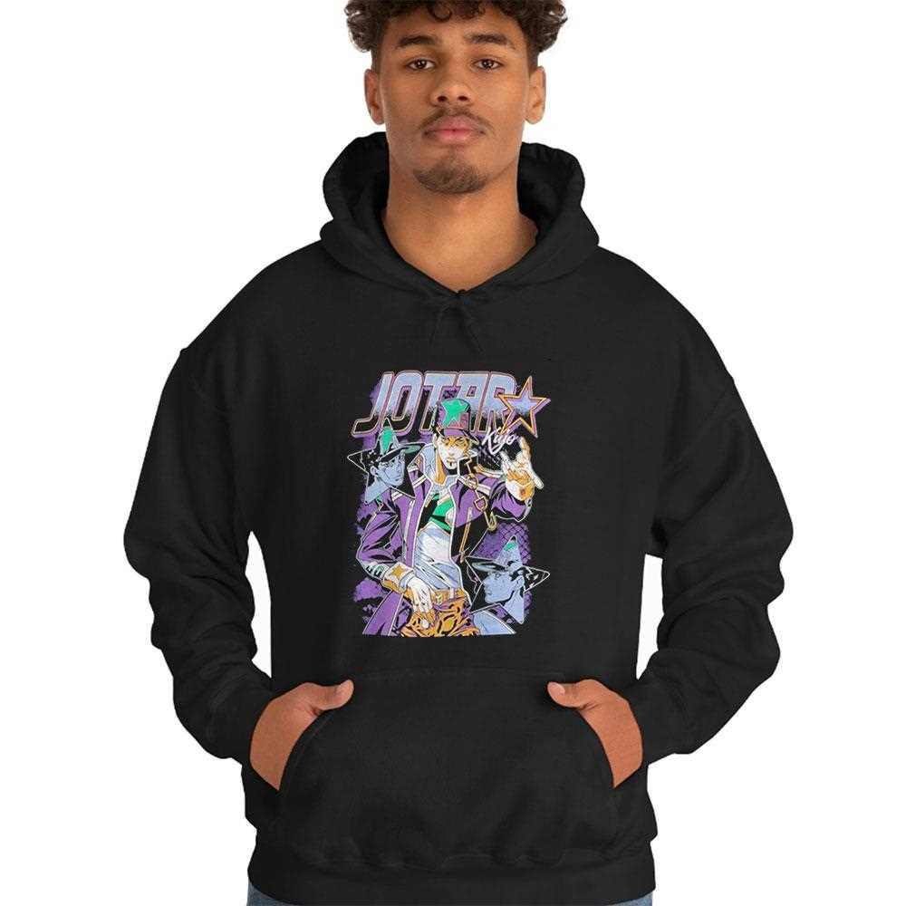 Jojos Bizarre Adventure Jotaro Kujo Collage Stylish Tee Jojos Bizarre Adventure Jotaro Kujo Collage Stylish Tee