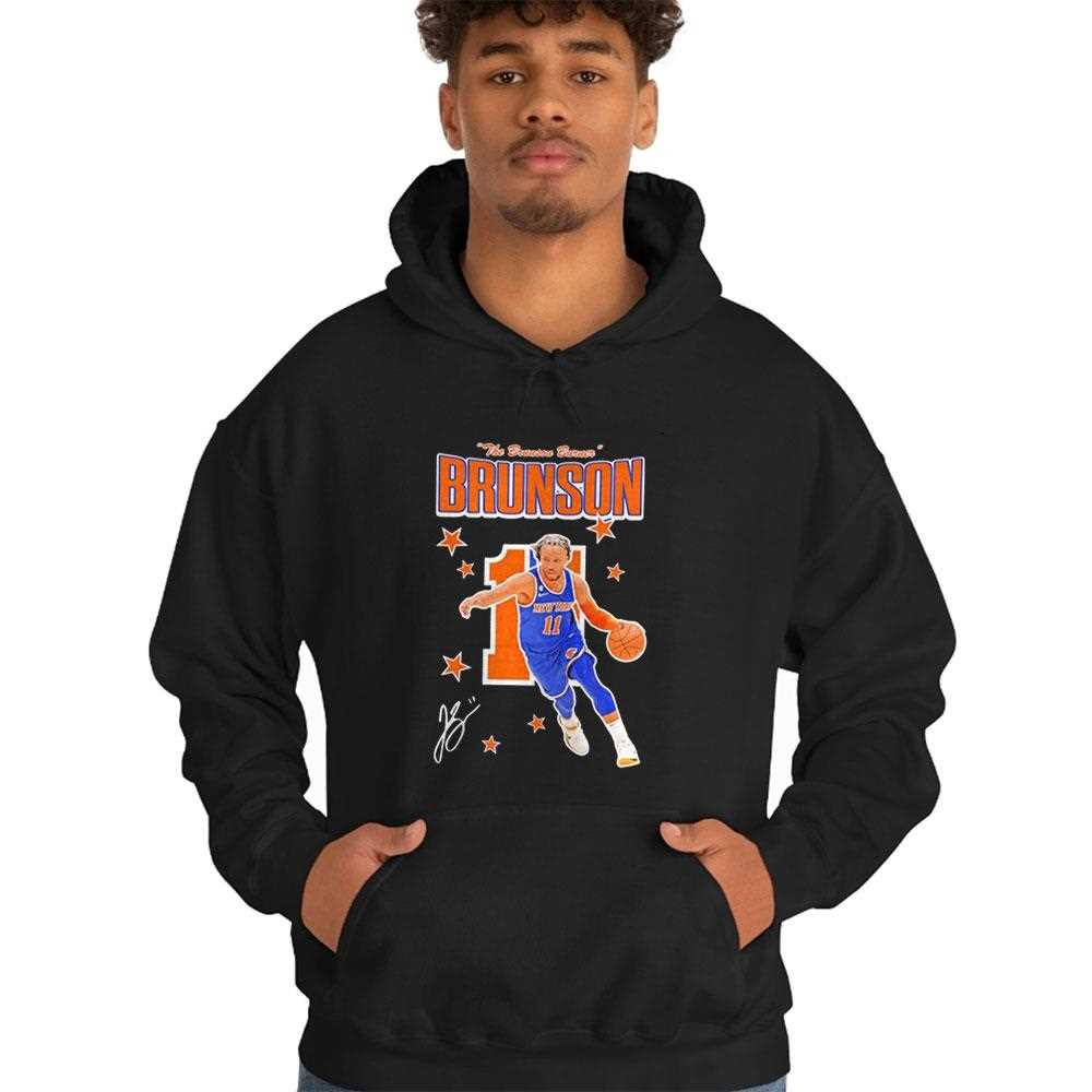 King Of New York Jalen Brunson #11 Basketball Fan Tee King Of New York Jalen Brunson #11 Basketball Fan Tee