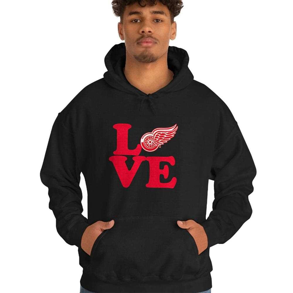 Love Red Wings Detroit Red Wings Tee Love Red Wings Detroit Red Wings Tee