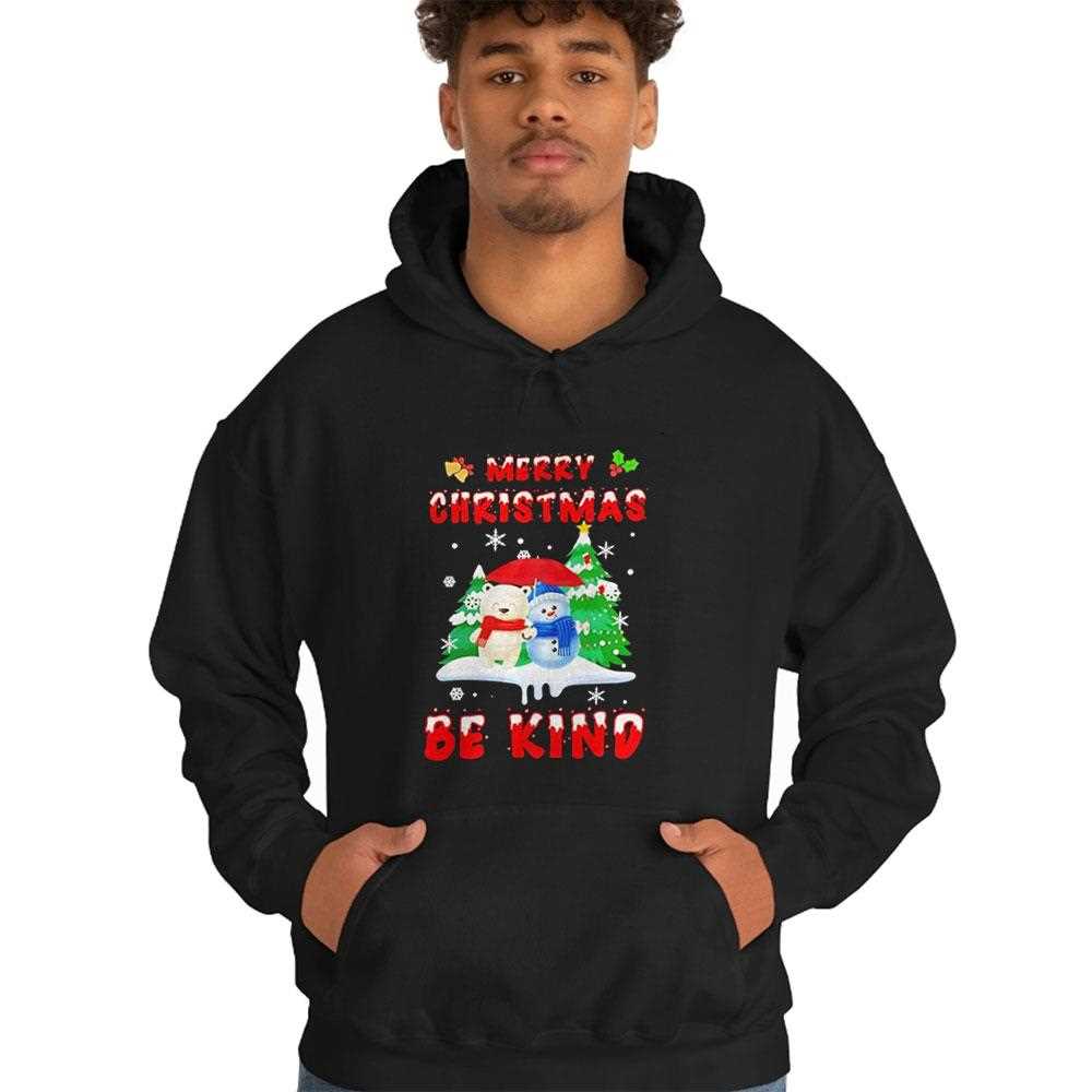 Merry Christmas Be Kind Snowman Xmas Treetee Merry Christmas Be Kind Snowman Xmas Treetee