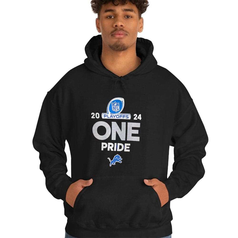 One Pride Detroit Lions 2025 Nfl Playoffs Tee One Pride Detroit Lions 2025 Nfl Playoffs Tee