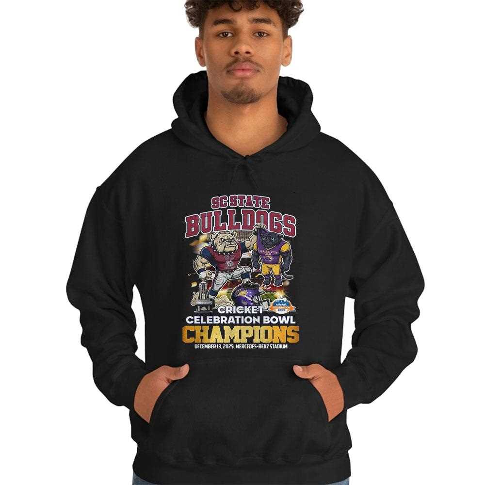 Sc State Bulldogs Cricket Celebration Bowl Champions 2025 Tee Sc State Bulldogs Cricket Celebration Bowl Champions 2025 Tee