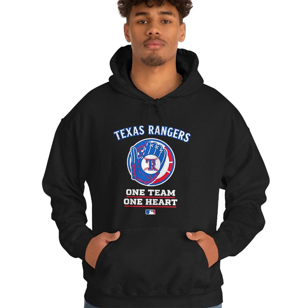 Texas Rangers One Team One Heart Mlb Tee Texas Rangers One Team One Heart Mlb Tee
