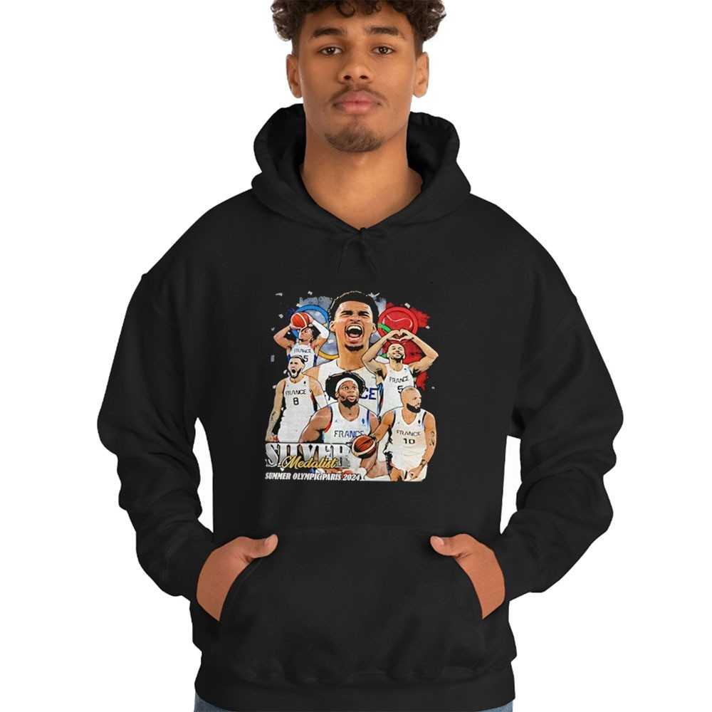 Victor Wembanyama Silver Medalist Tee Victor Wembanyama Silver Medalist Tee