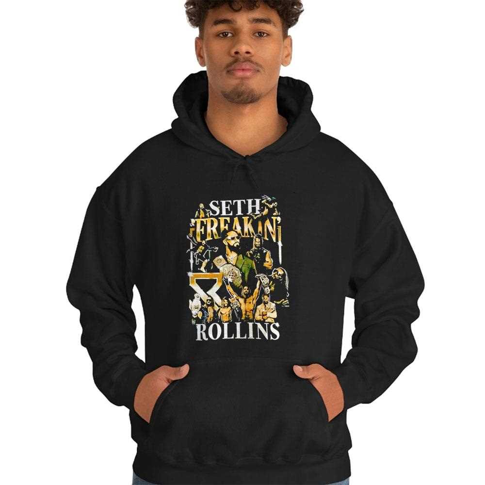 Wwe Seth Freakin Rollins Graphic Retro Tee Wwe Seth Freakin Rollins Graphic Retro Tee