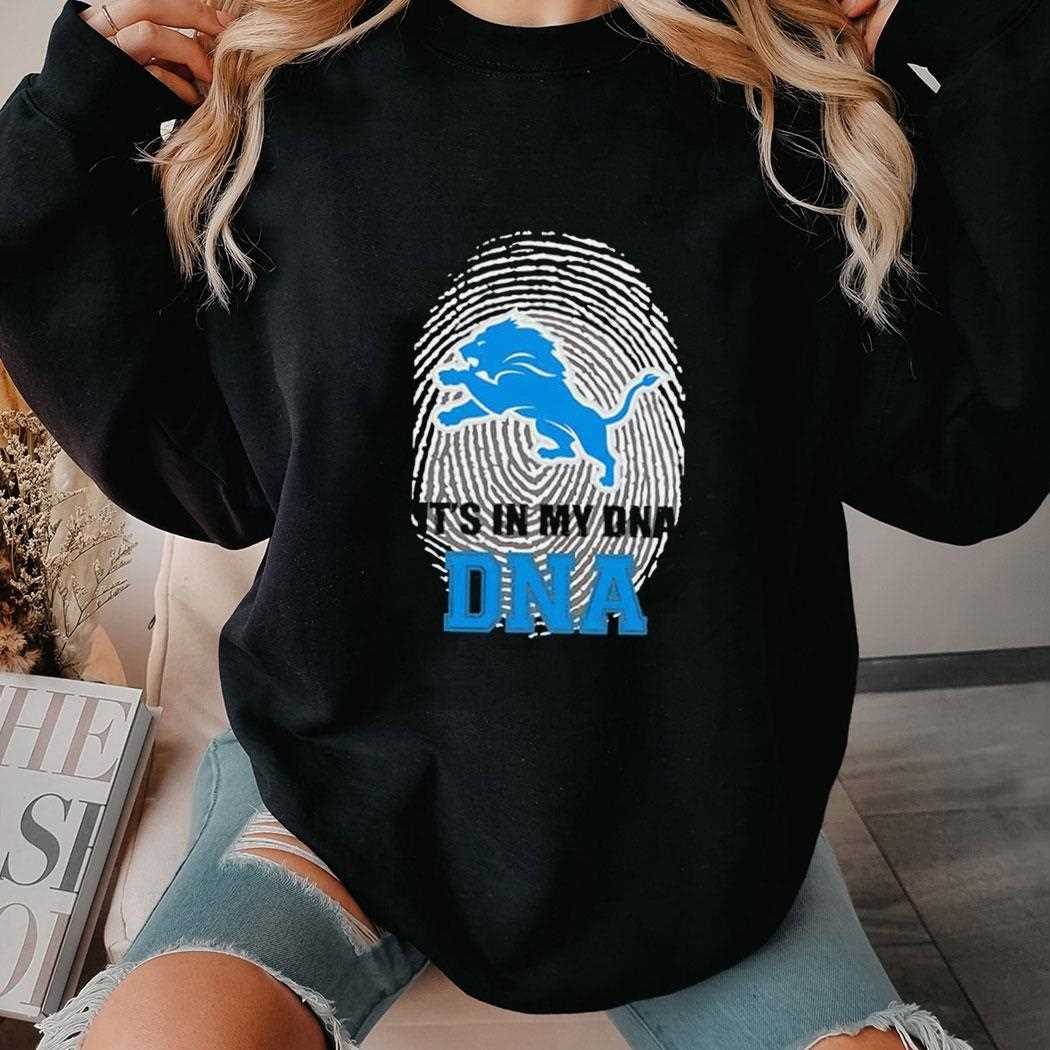 Detroit Lions Detroit Dna Its In My Dna Tee Detroit Lions Detroit Dna Its In My Dna Tee