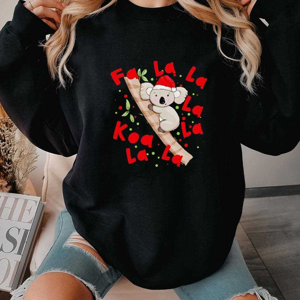 Matching Christmas Koala Australian Tee Matching Christmas Koala Australian Tee