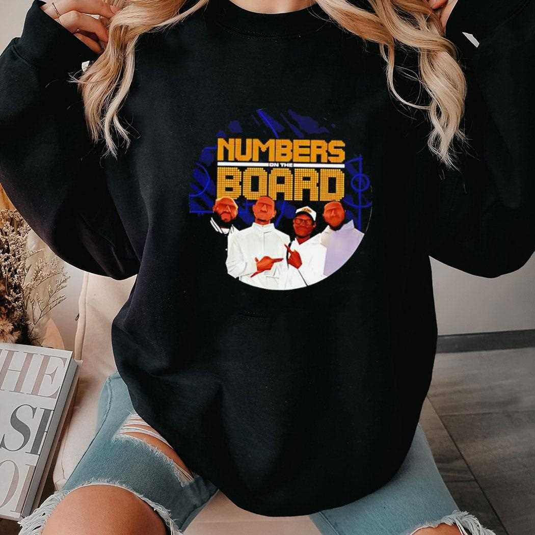 Numbers On The Board Nba Tee Numbers On The Board Nba Tee