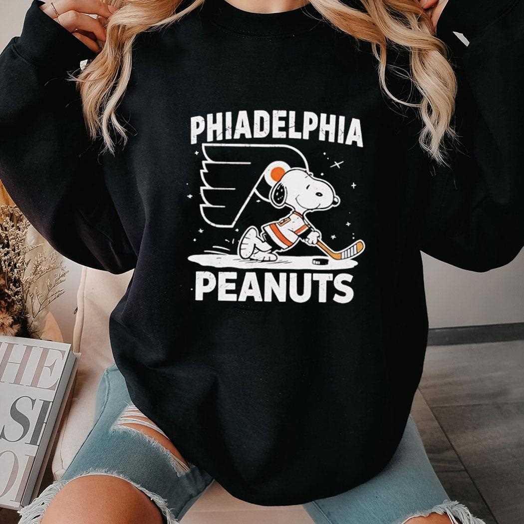 Philadelphia Flyers Snoopy Peanuts 2026 Tee Philadelphia Flyers Snoopy Peanuts 2026 Tee