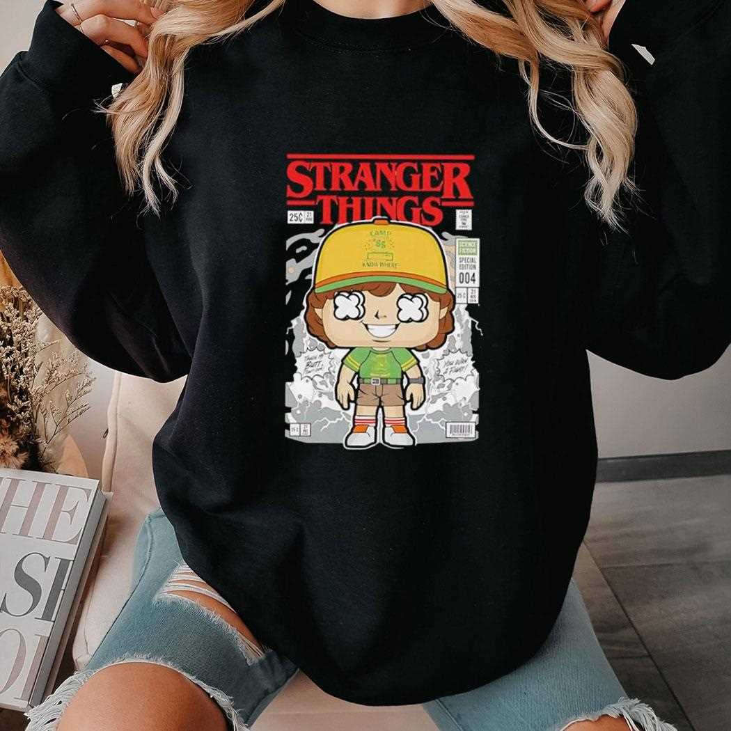 Stranger Things Funko Pop Dustin Henderson Tee Stranger Things Funko Pop Dustin Henderson Tee