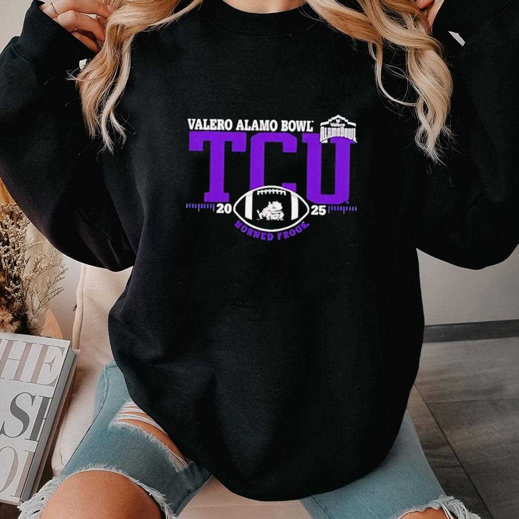 Tcu Horned Frogs 2025 Valero Alamo Bowl Tee Tcu Horned Frogs 2025 Valero Alamo Bowl Tee