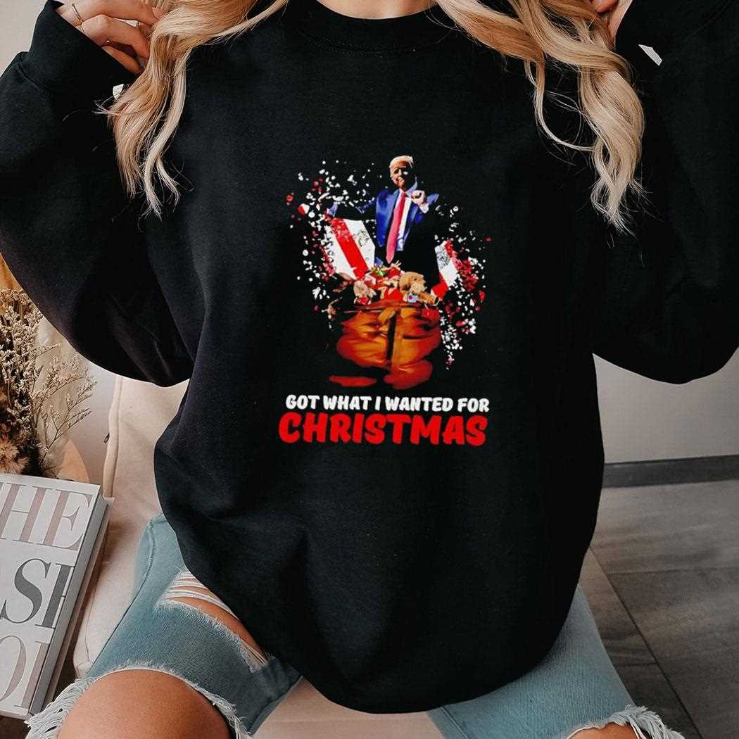 Trump Got What I Wanted For Christmas Tee Trump Got What I Wanted For Christmas Tee