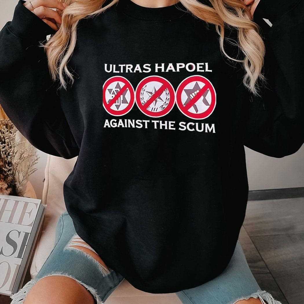 Ultras Hapoel Against The Scum Tee Ultras Hapoel Against The Scum Tee