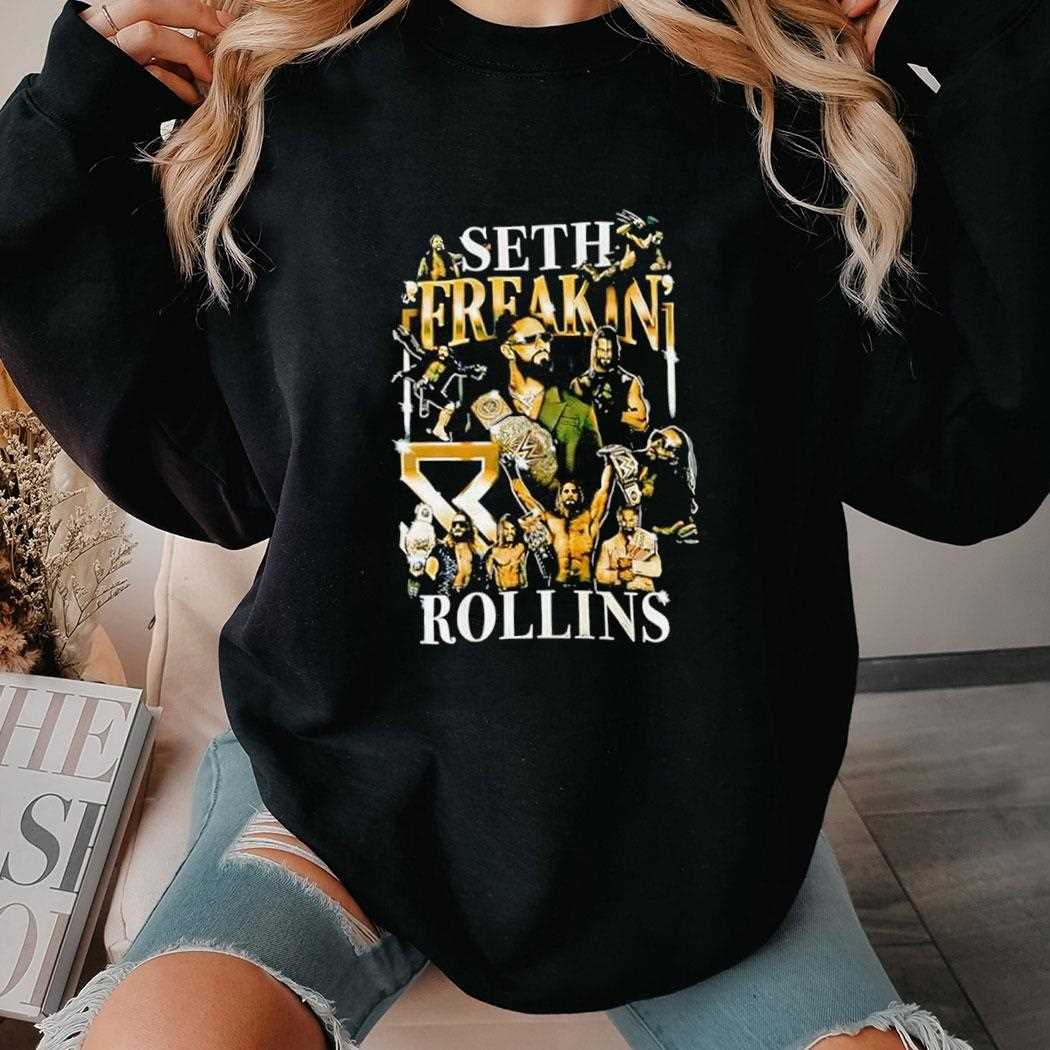 Wwe Seth Freakin Rollins Graphic Retro Tee Wwe Seth Freakin Rollins Graphic Retro Tee