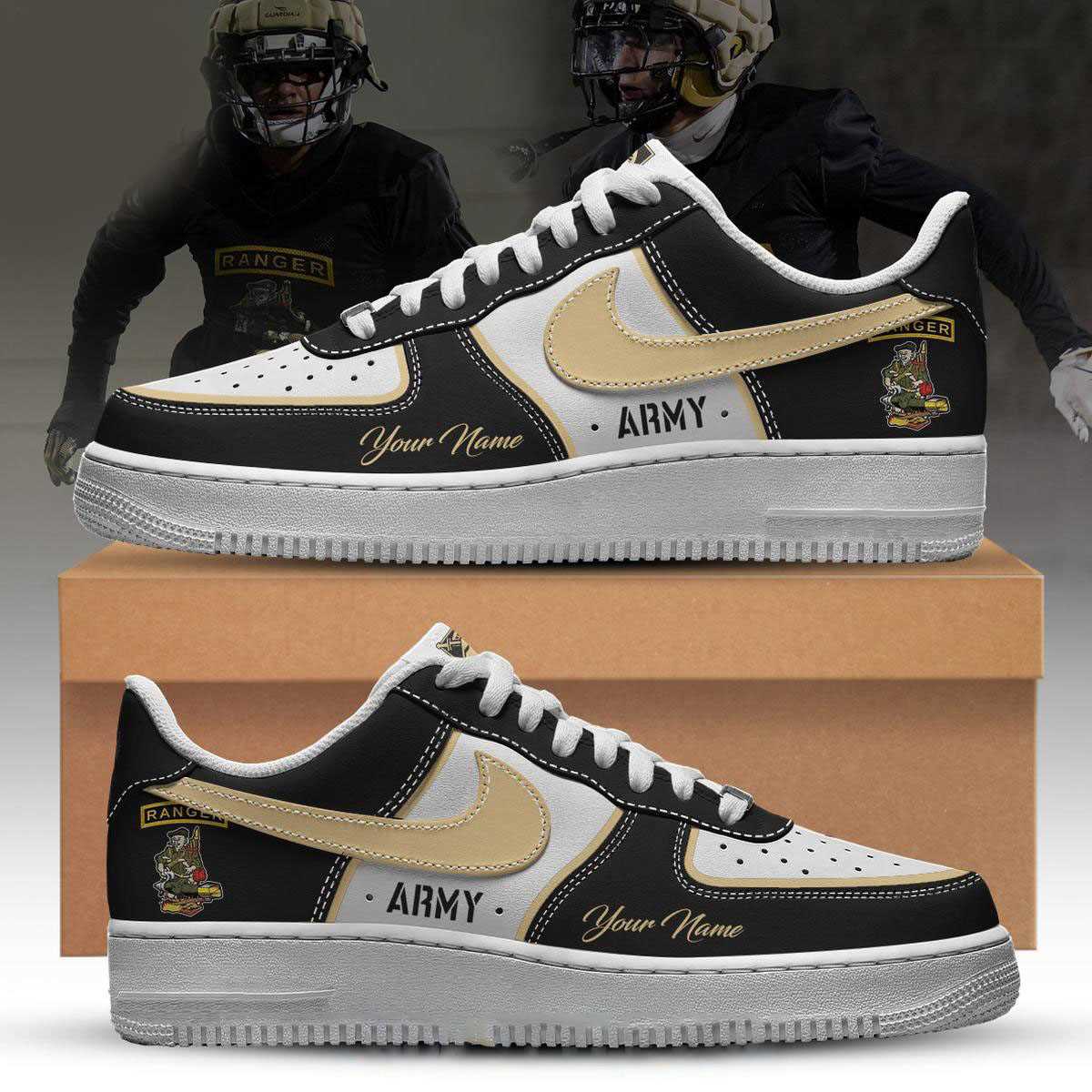 Army Black Knights West Point Beat Navy Custom Name Air Force 1 Shoes Army Black Knights West Point Beat Navy Custom Name Air Force 1 Shoes