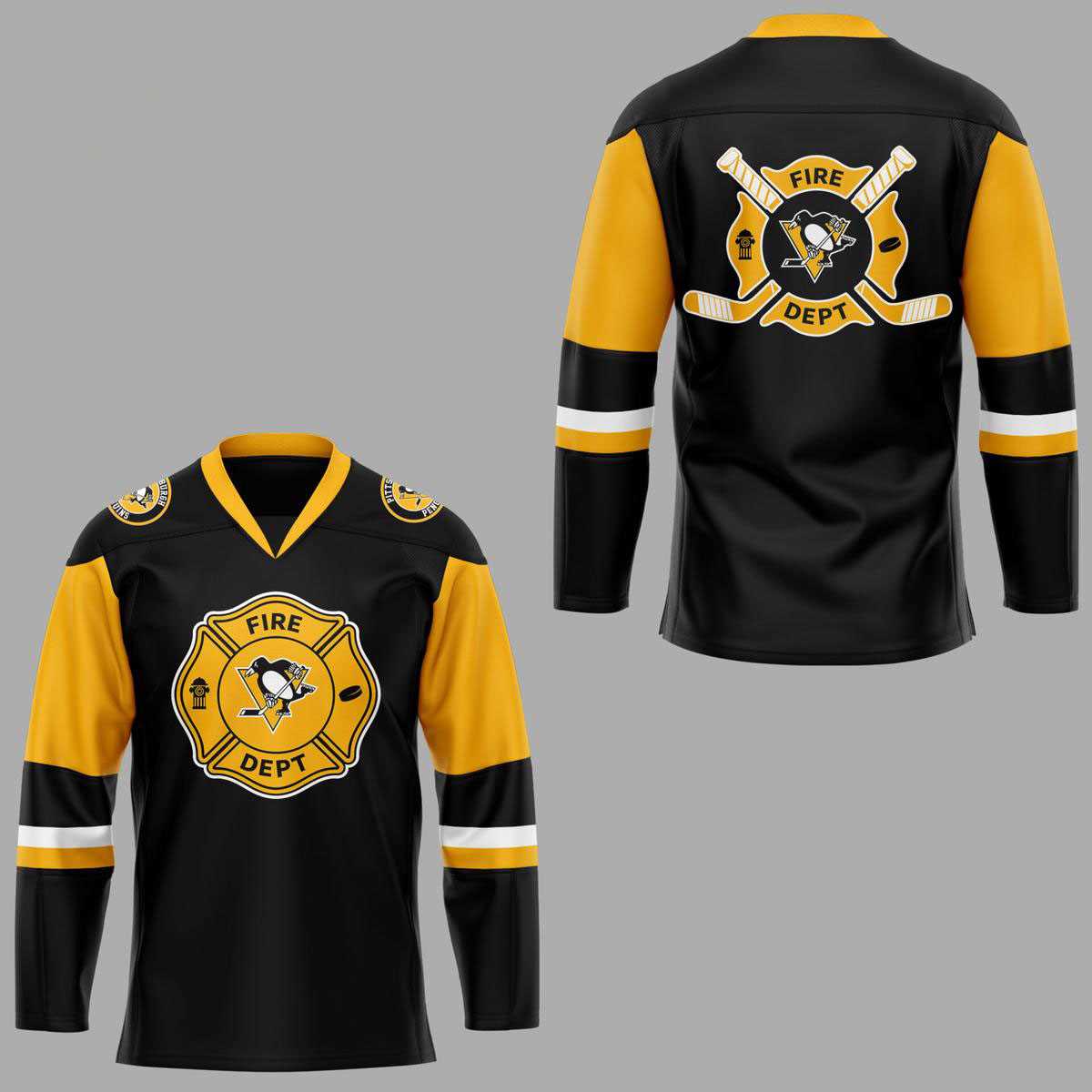 Pittsburgh Penguins Firefighter Appreciation Nhl Night Always Ready Hockey Jersey Pittsburgh Penguins Firefighter Appreciation Nhl Night Always Ready Hockey Jersey