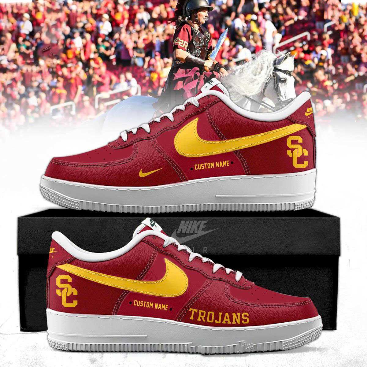 Usc Trojans 2025 Forever Fan No Matter What Custom Name Air Force 1 Shoes Usc Trojans 2025 Forever Fan No Matter What Custom Name Air Force 1 Shoes