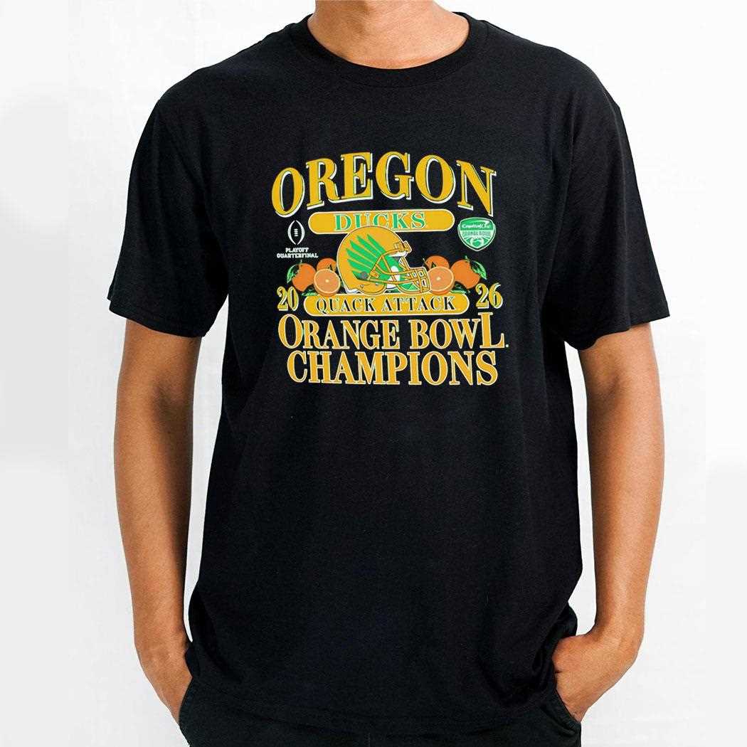 Orange Bowl Champions Oregon Ducks 2026 Tee