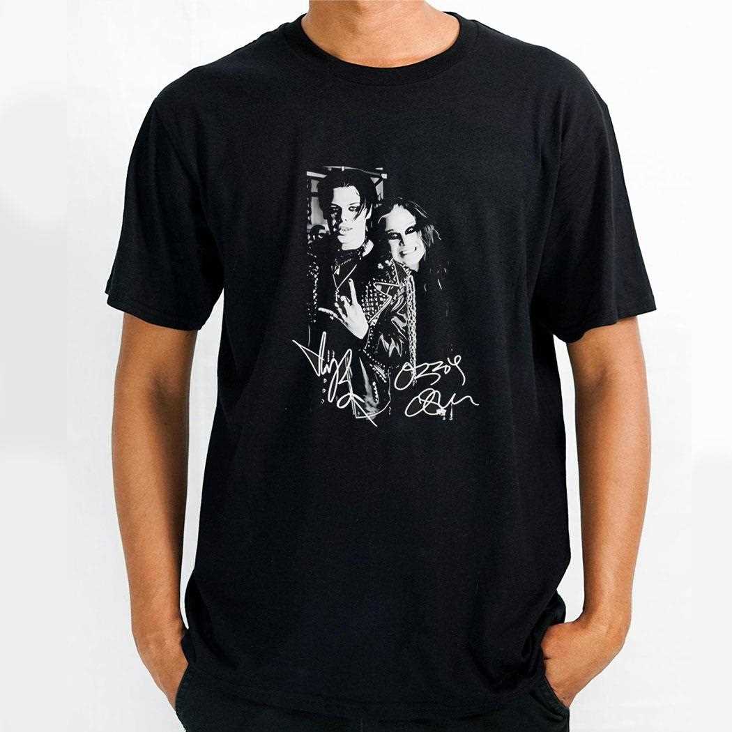 Yungblud And Ozzy Osbourne Signatures Tee