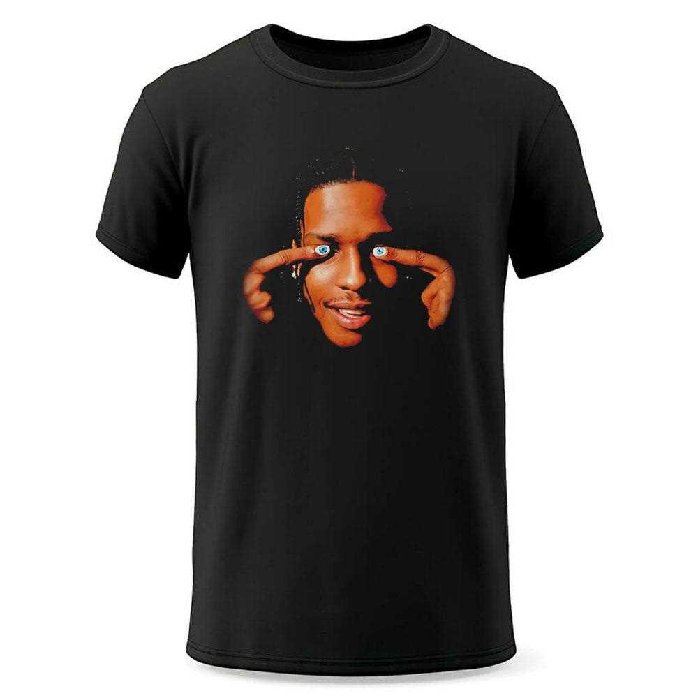 Asap Rocky Rapper Star Big Head Graphic Tee Asap Rocky Rapper Star Big Head Graphic Tee