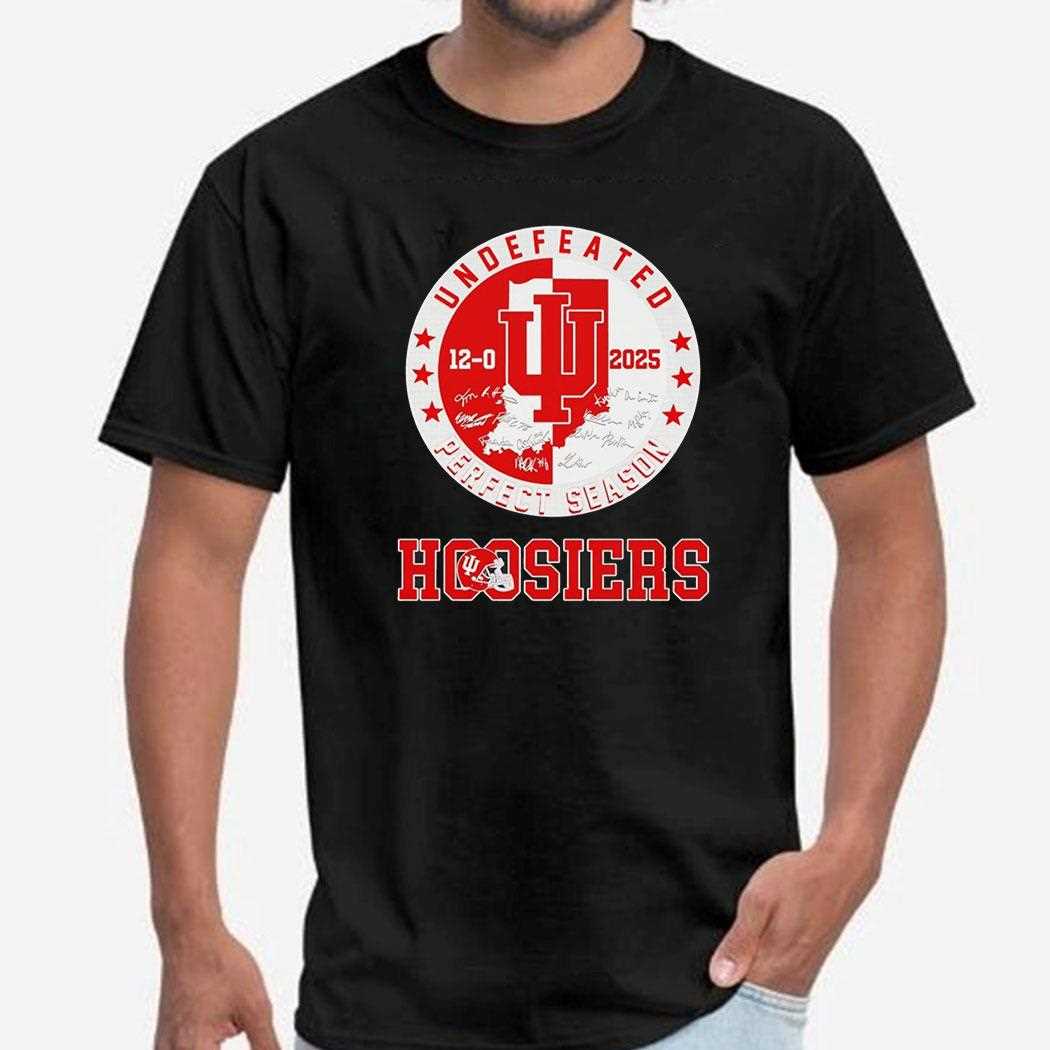 Indiana Hoosiers Rose Bowl Game Champions 2026 Tee