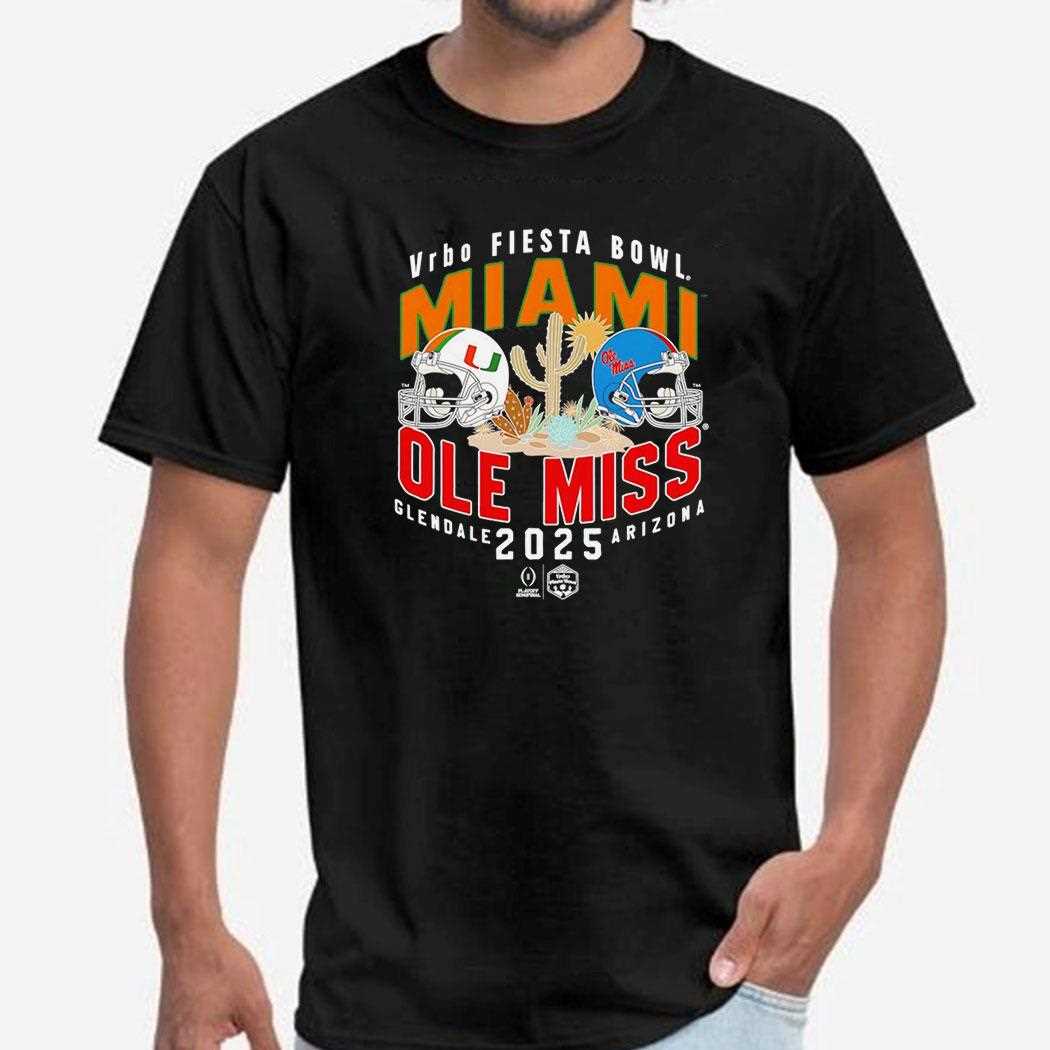 Miami Vs Ohio State Cotton Bowl Classic 2025 Vintage Matchup Tee