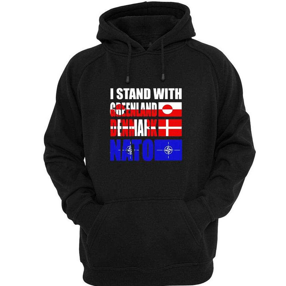 I Stand With Greenland Denmark Nato Tee I Stand With Greenland Denmark Nato Tee