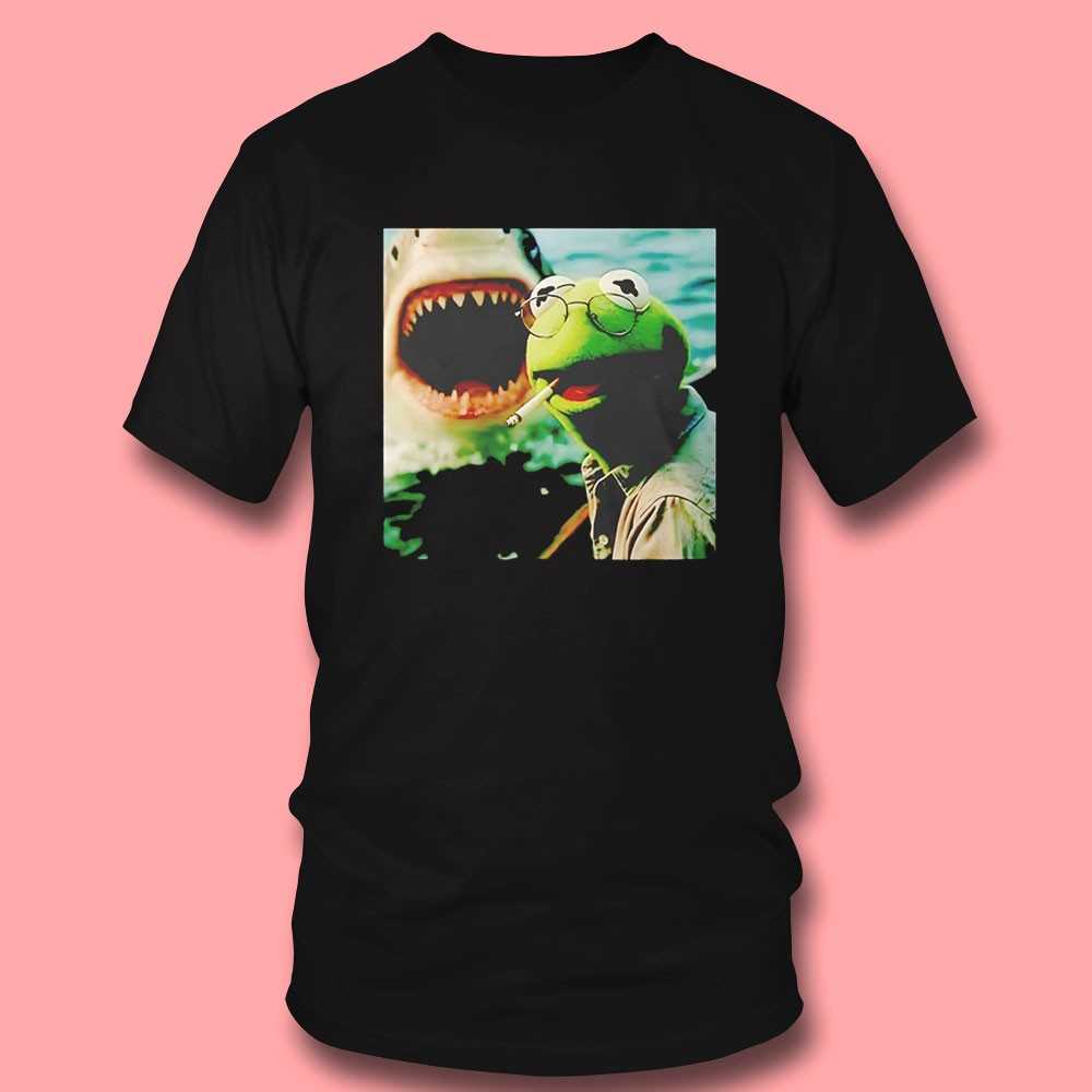 Kermit The Frog Smoking Meme Tee Kermit The Frog Smoking Meme Tee