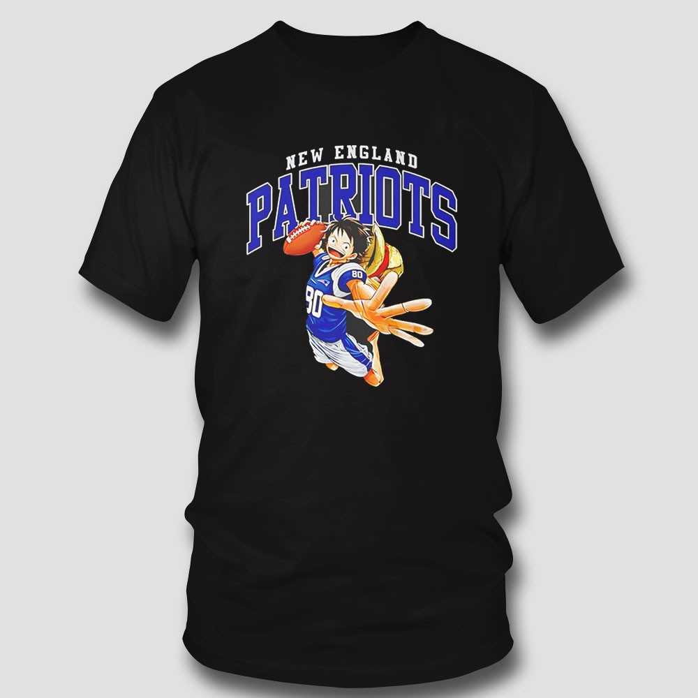 Nfl Legend New England Patriots X Luffy One Piece Tee Nfl Legend New England Patriots X Luffy One Piece Tee