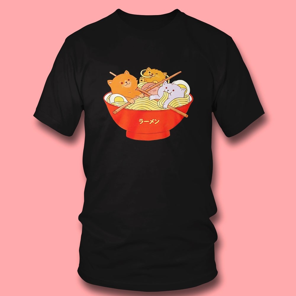 Noodles Ramen Japanese Kawaii Cat Tee Noodles Ramen Japanese Kawaii Cat Tee