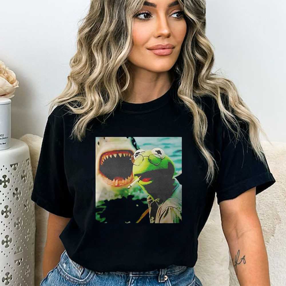 Kermit The Frog Smoking Meme Tee Kermit The Frog Smoking Meme Tee