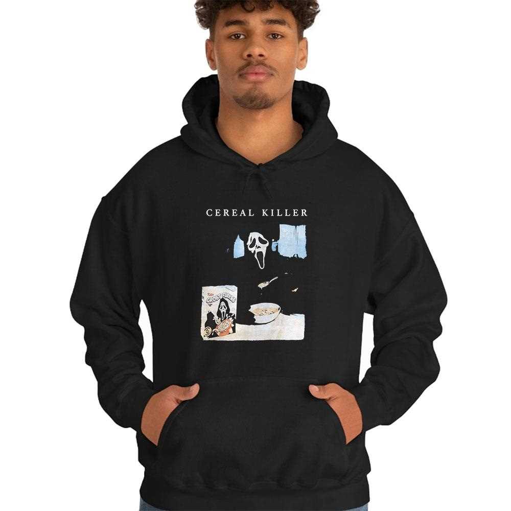 Ghostface Cereal Killer Scream Halloween Tee Ghostface Cereal Killer Scream Halloween Tee
