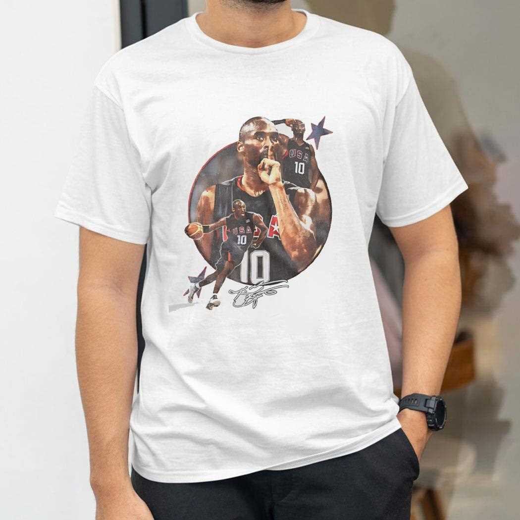 Kobe Bryant Black Mamba Usa Basketball Vintage Tee Kobe Bryant Black Mamba Usa Basketball Vintage Tee