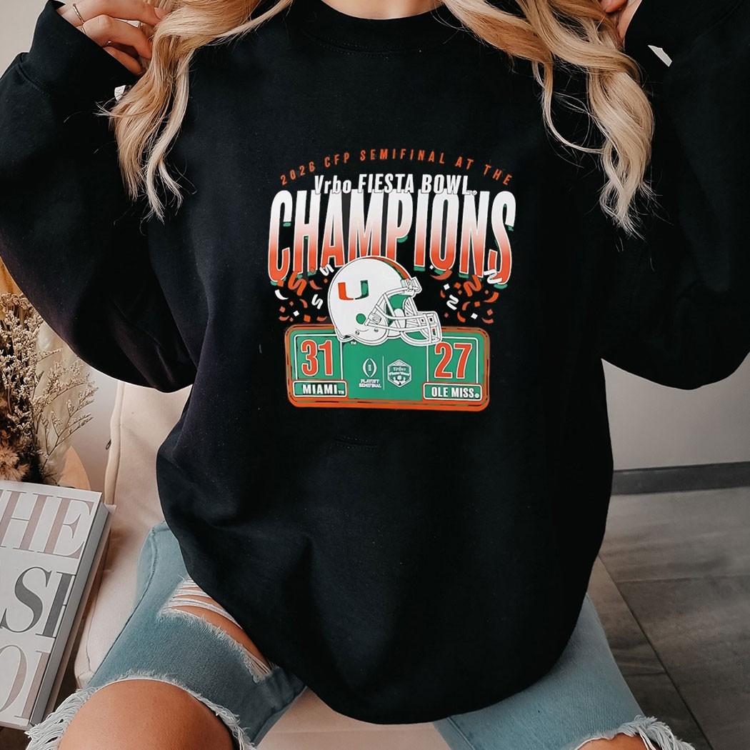 Miami Hurricanes College Football Playoff 2026 National Championship Game Final Stop Tee