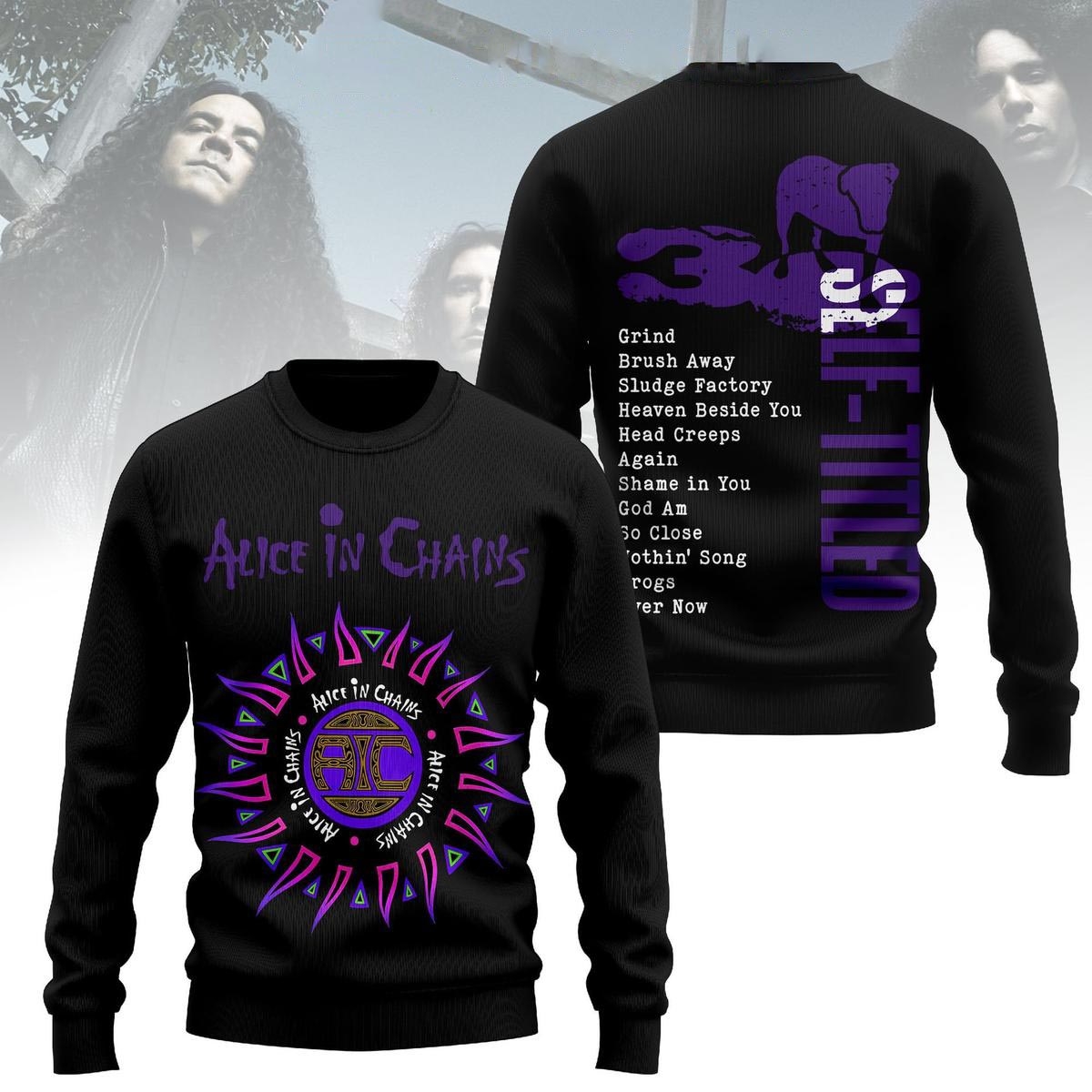 Alice In Chains Self Titled Tee Hoodie Alice In Chains Self Titled Tee Hoodie