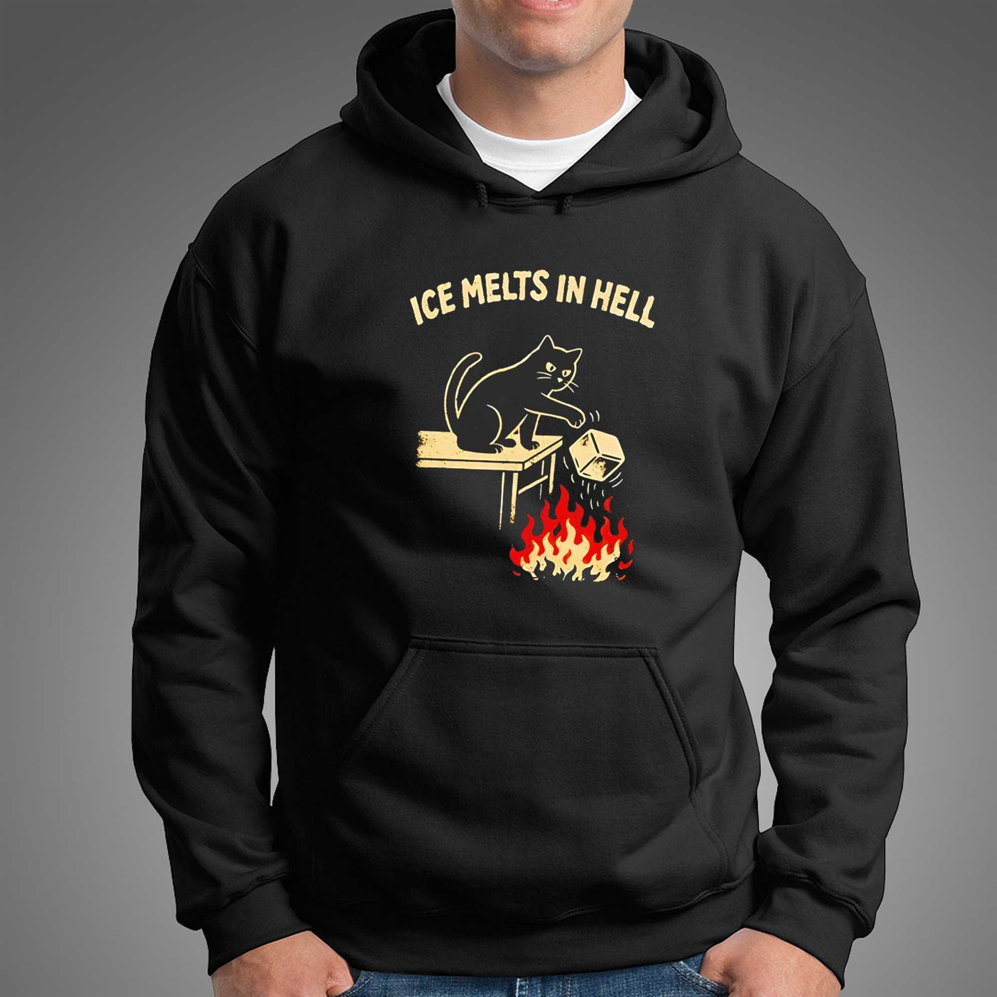 Ice Melts In Hell Cat Protest Tee Ice Melts In Hell Cat Protest Tee