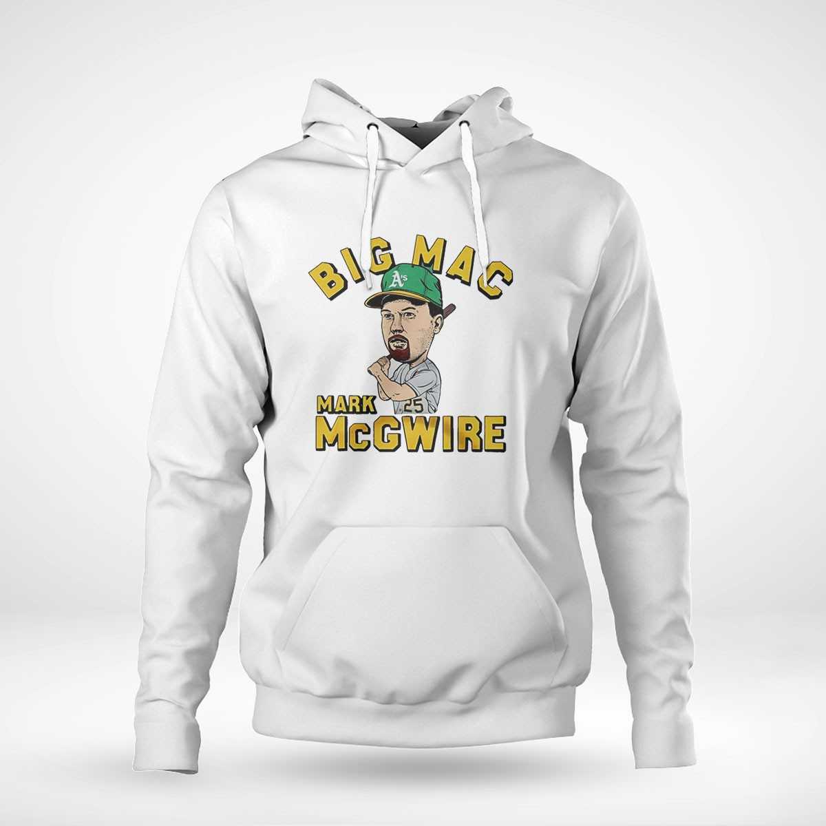Mark Mcgwire Big Mac Oakland Athletics Caricatures Tee Mark Mcgwire Big Mac Oakland Athletics Caricatures Tee