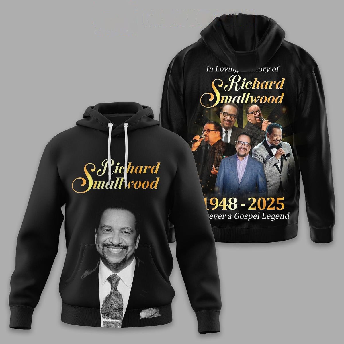 Richard Smallwood Forever A Gospel Legend 2025 Tee Hoodie Richard Smallwood Forever A Gospel Legend 2025 Tee Hoodie