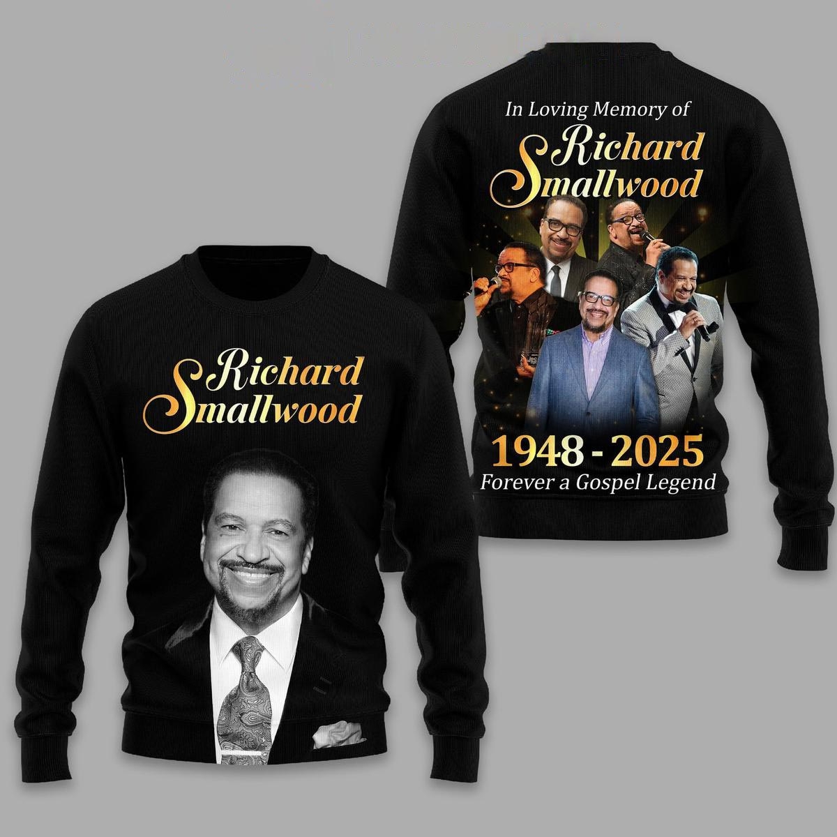 Richard Smallwood Forever A Gospel Legend 2025 Tee Hoodie Richard Smallwood Forever A Gospel Legend 2025 Tee Hoodie