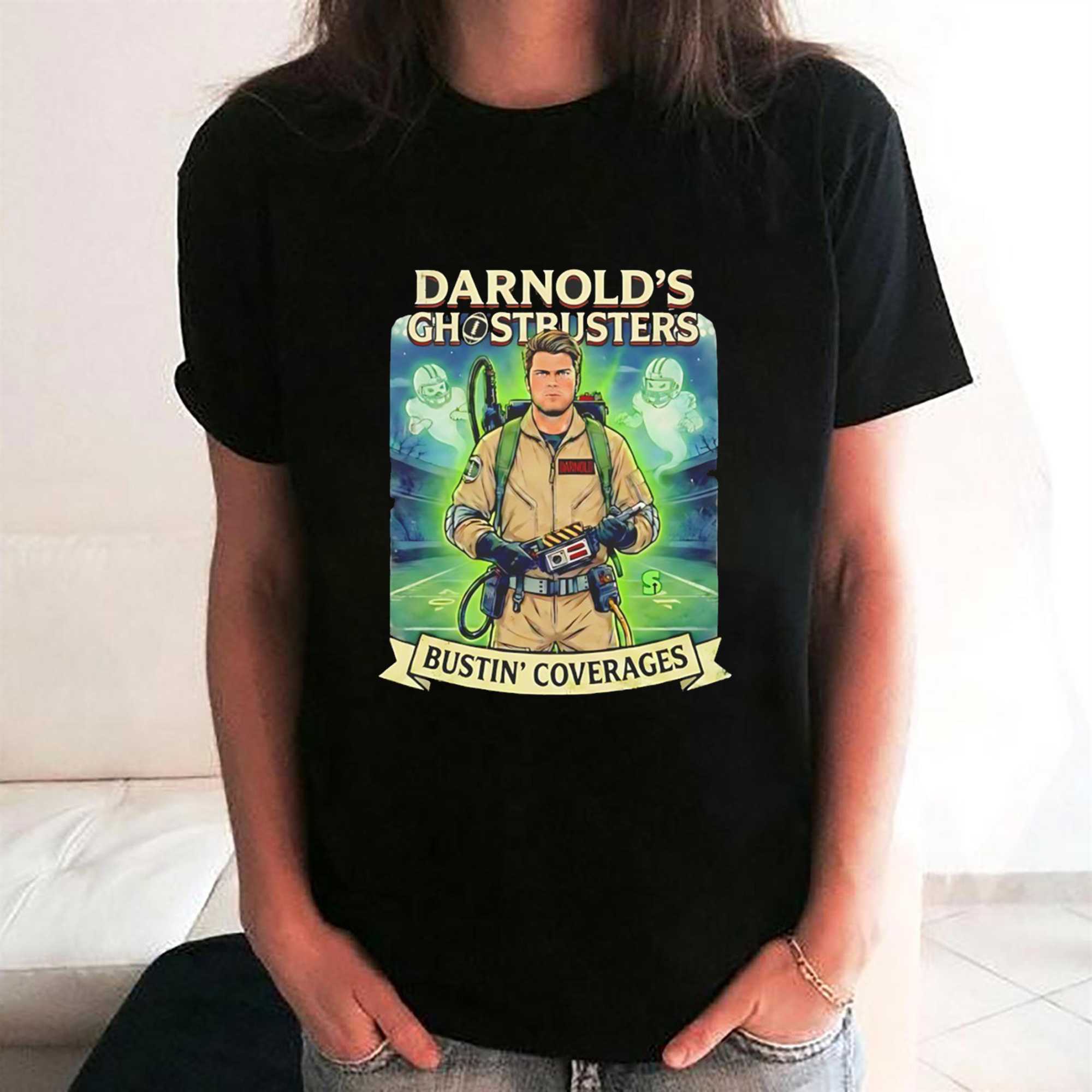Sam Darnold Ghostbusters Bustin Coverages Tee Sam Darnold Ghostbusters Bustin Coverages Tee