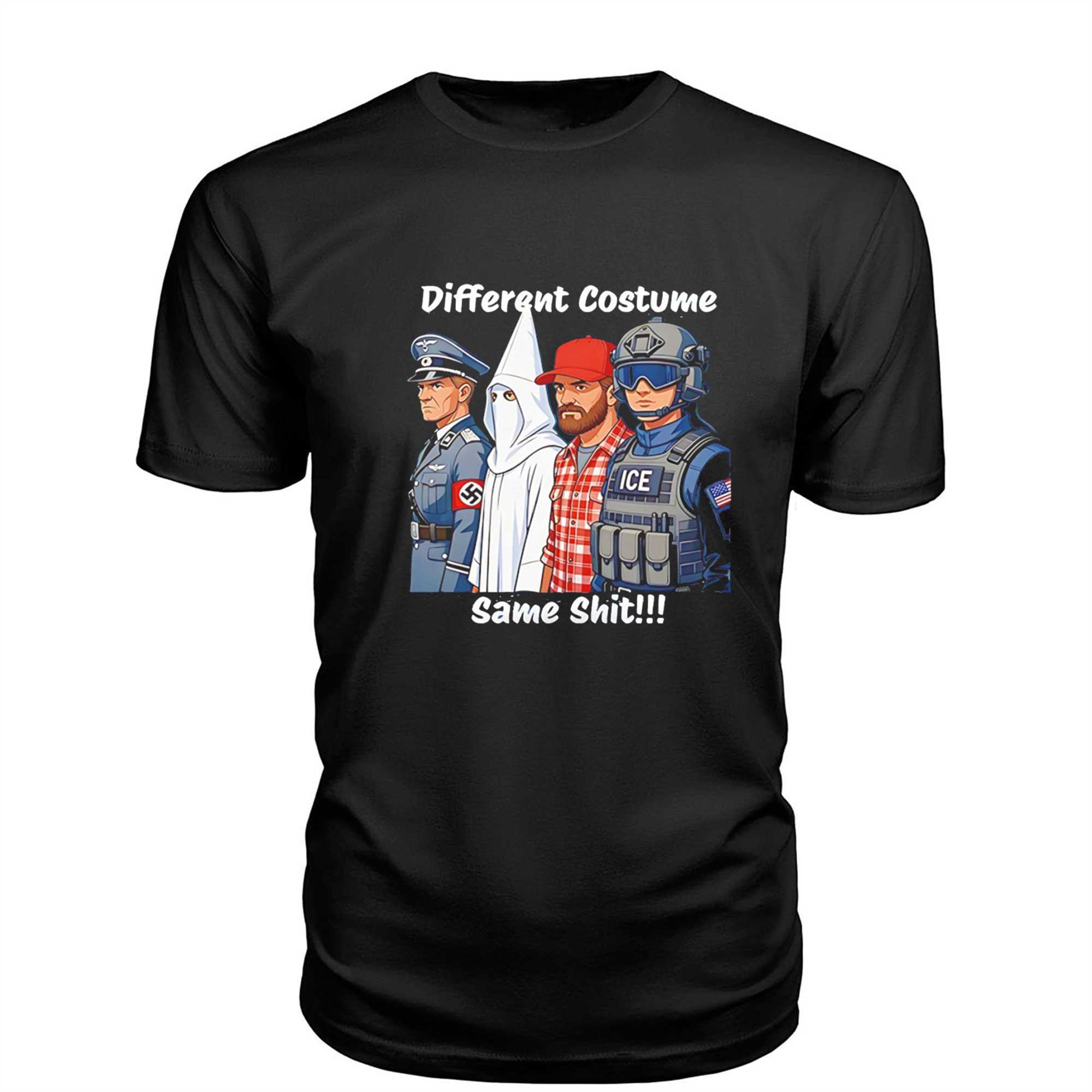 Schutzstaffel Ku Klux Klan And Ice Different Costume Same Shit Tee Schutzstaffel Ku Klux Klan And Ice Different Costume Same Shit Tee