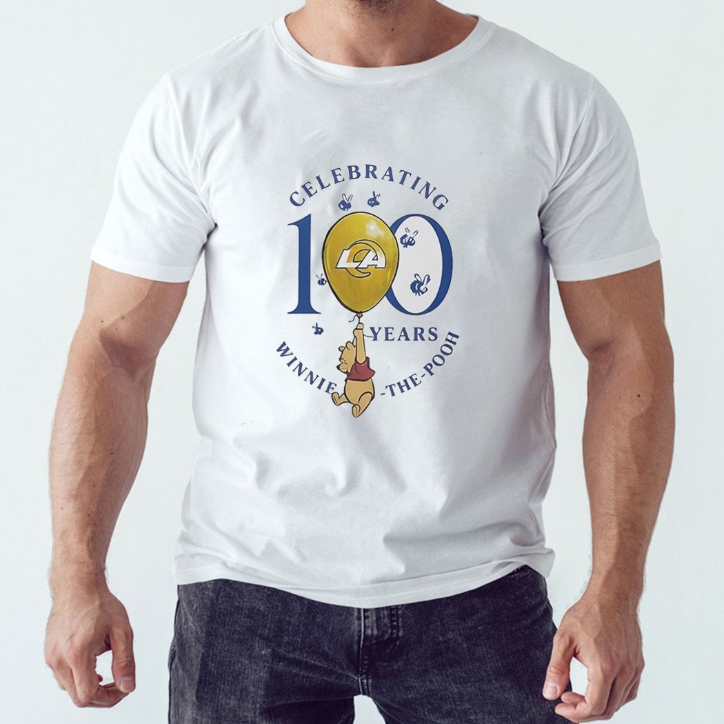 Celebraing New York Jets Winnie The Pooh 100 Years Tee Celebraing New York Jets Winnie The Pooh 100 Years Tee