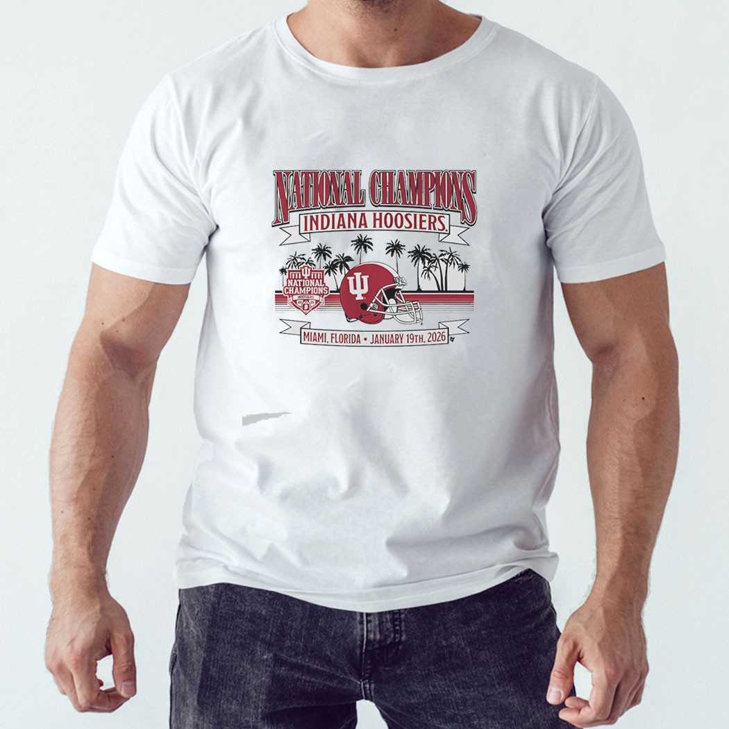 Indiana Hoosiers 2026 National Championship College Football Playoff Tee