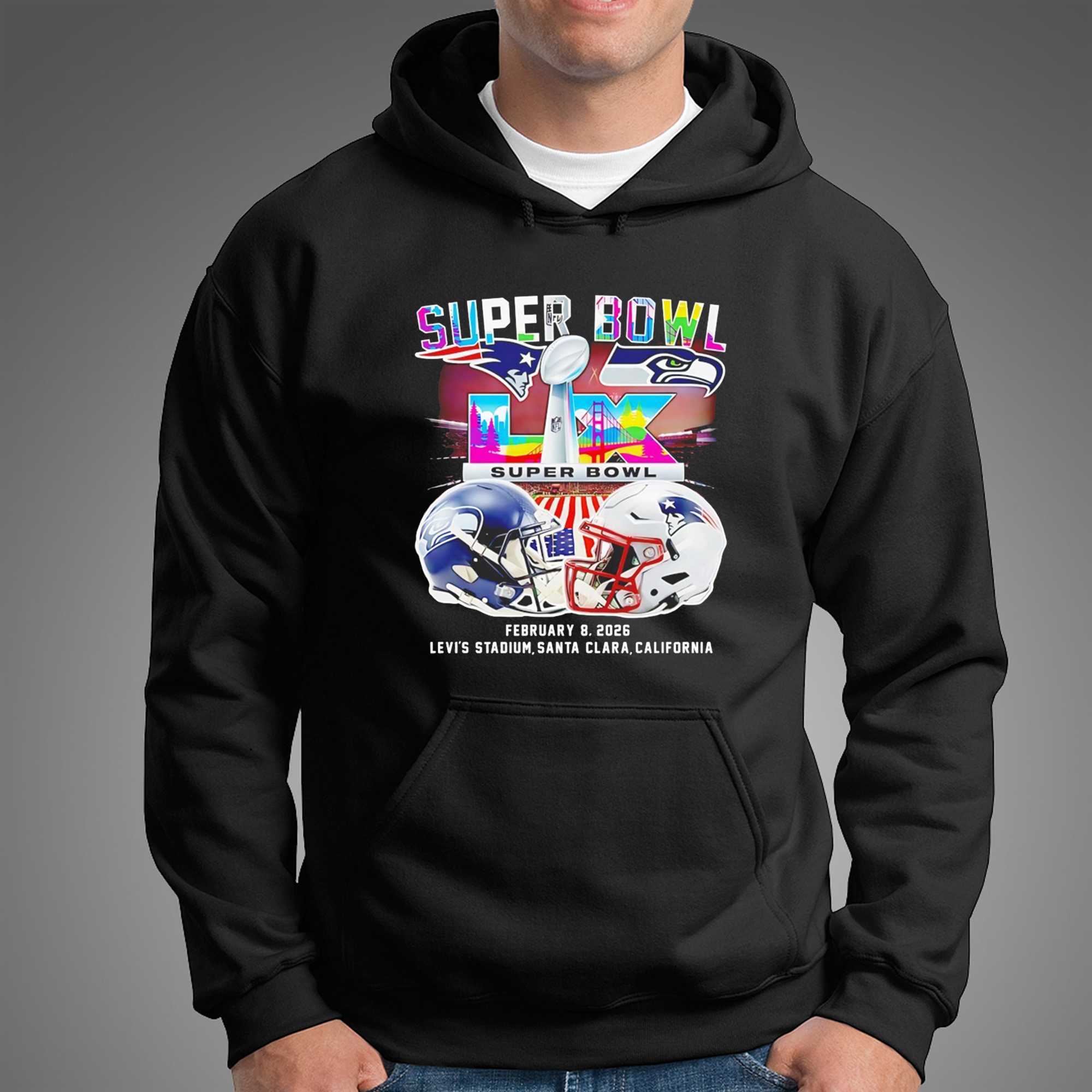 Super Bowl Super Bowl February 8 2026 Levis Stadium Santa Clara California Tee Super Bowl Super Bowl February 8 2026 Levis Stadium Santa Clara California Tee