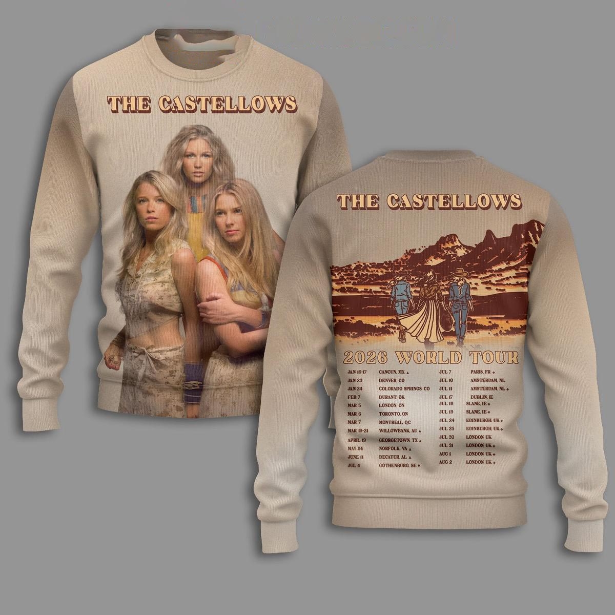 The Castellow 2026 World Tour Tee Hoodie The Castellow 2026 World Tour Tee Hoodie