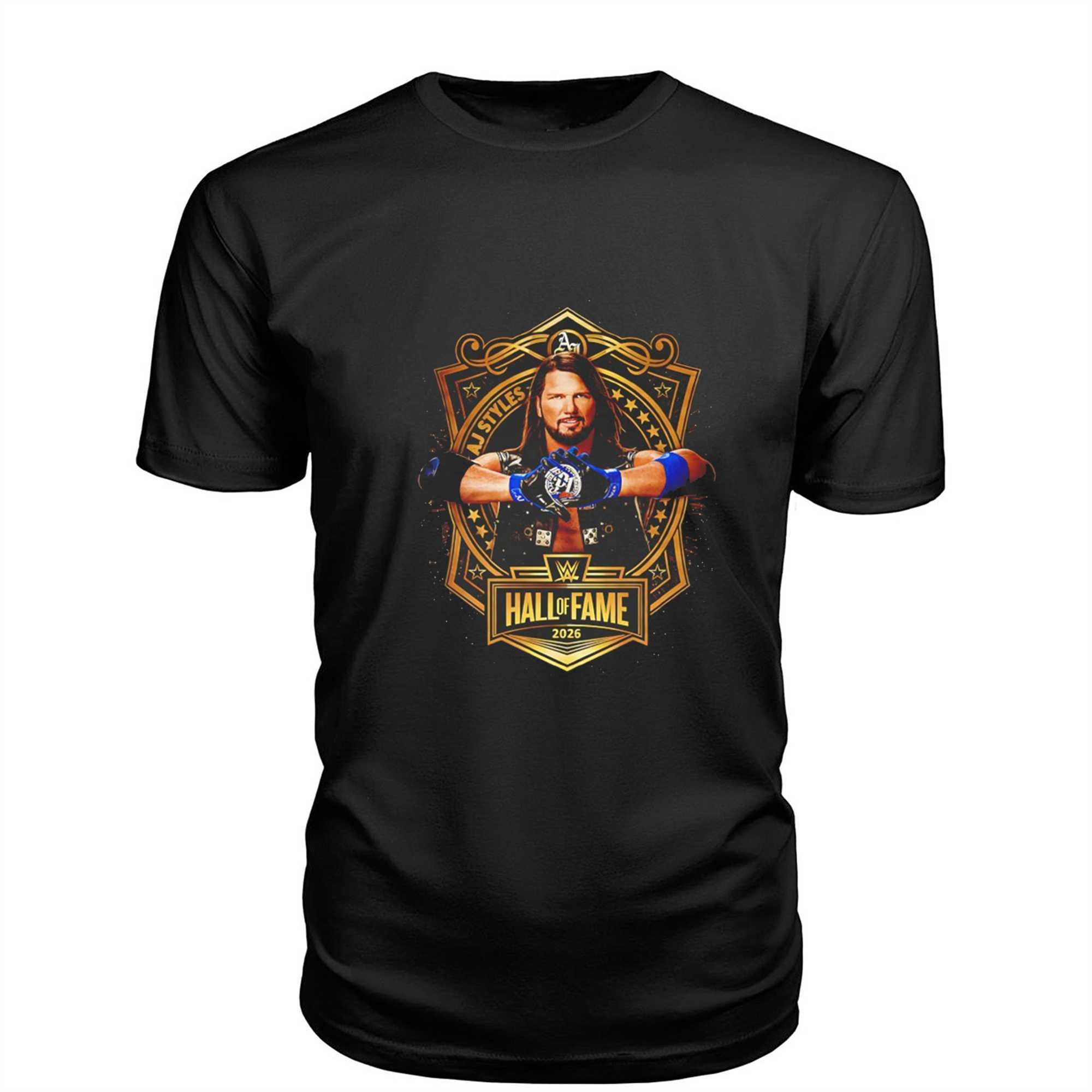 Aj Styles Wwe Hall Of Fame Tee Aj Styles Wwe Hall Of Fame Tee