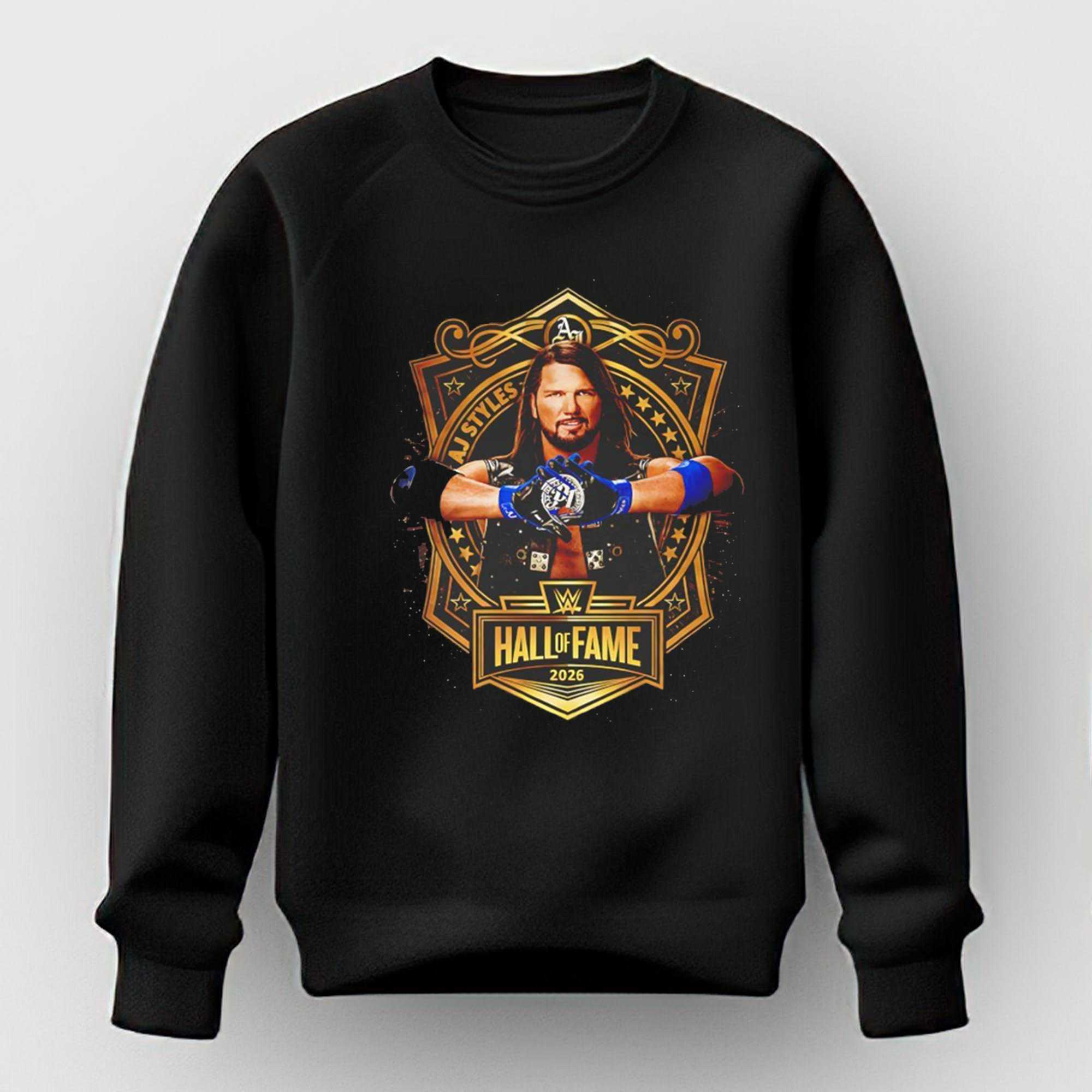 Aj Styles Wwe Hall Of Fame Tee Aj Styles Wwe Hall Of Fame Tee