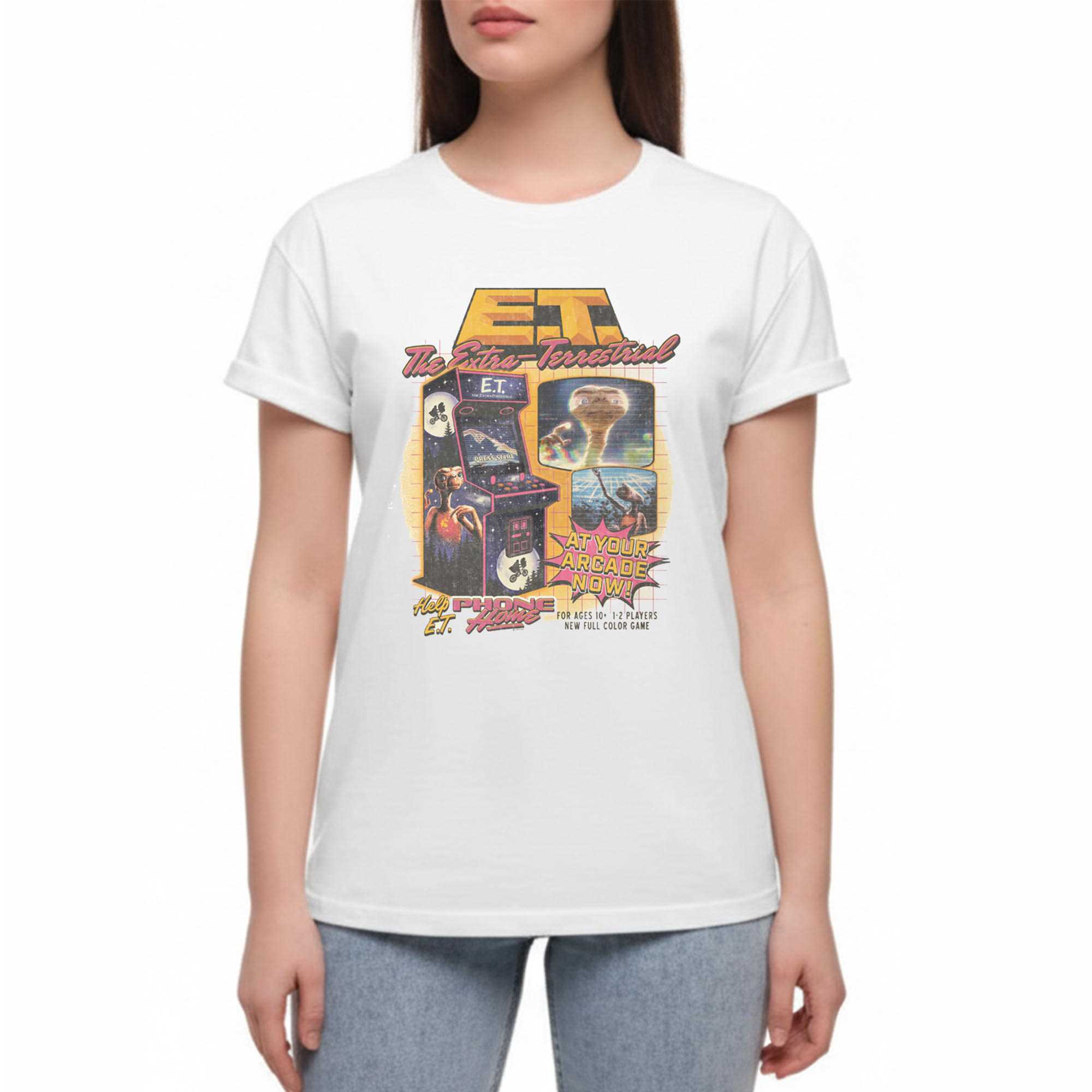 Arcade Game Et The Extra-terrestrial Tee Arcade Game Et The Extra-terrestrial Tee