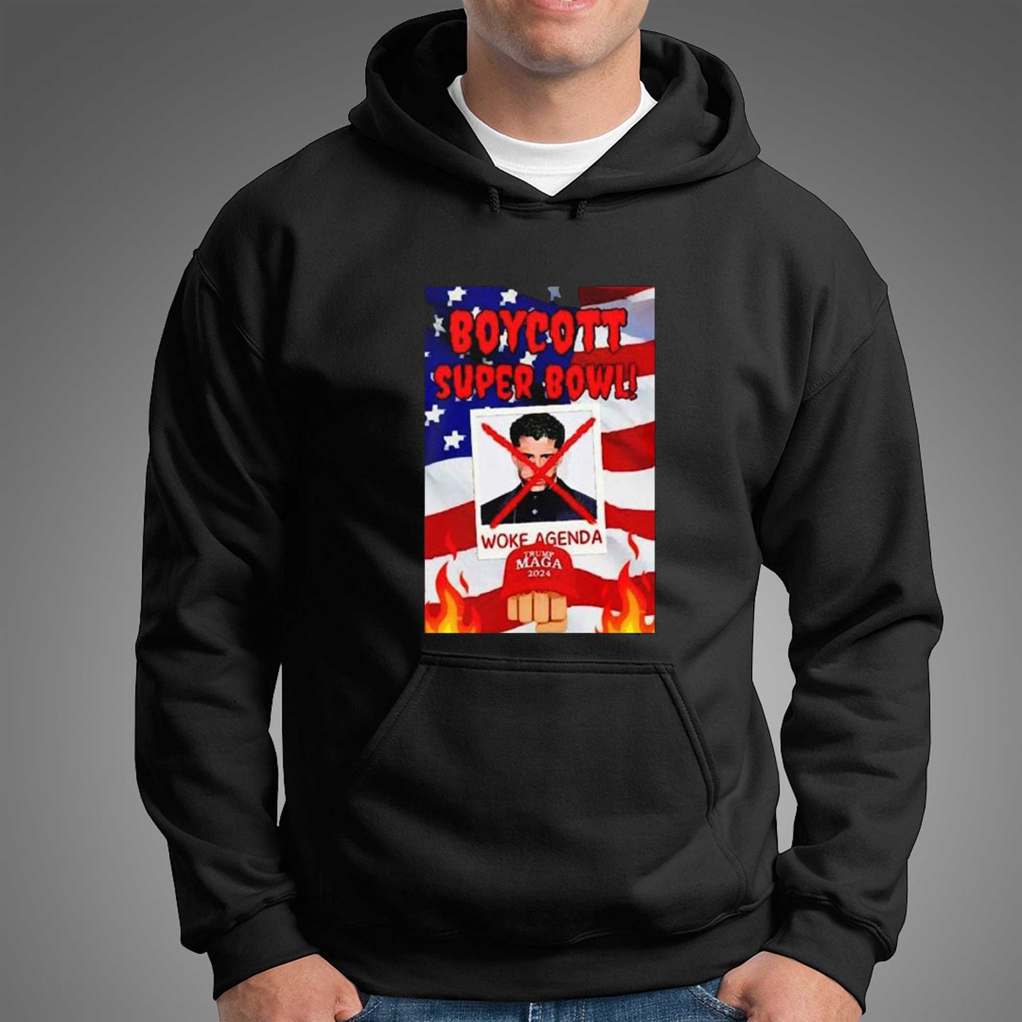 Anti Ice Chinga La Migra Blue Bunny Hat Tee