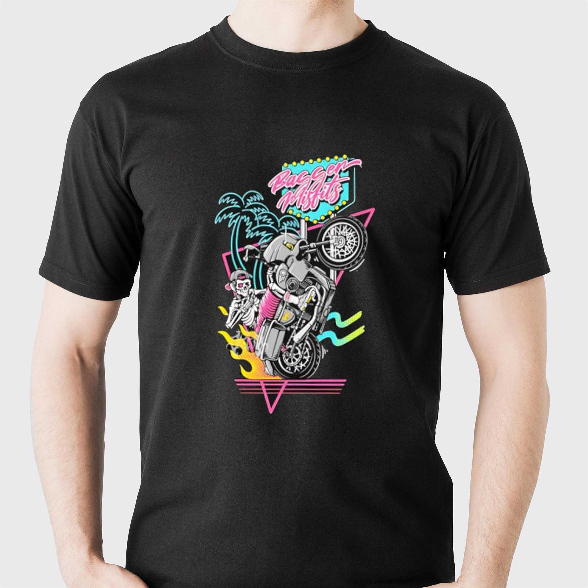 Bad Manners Buster Bloodvessel Profile Portrait Large Tongue Out Tee